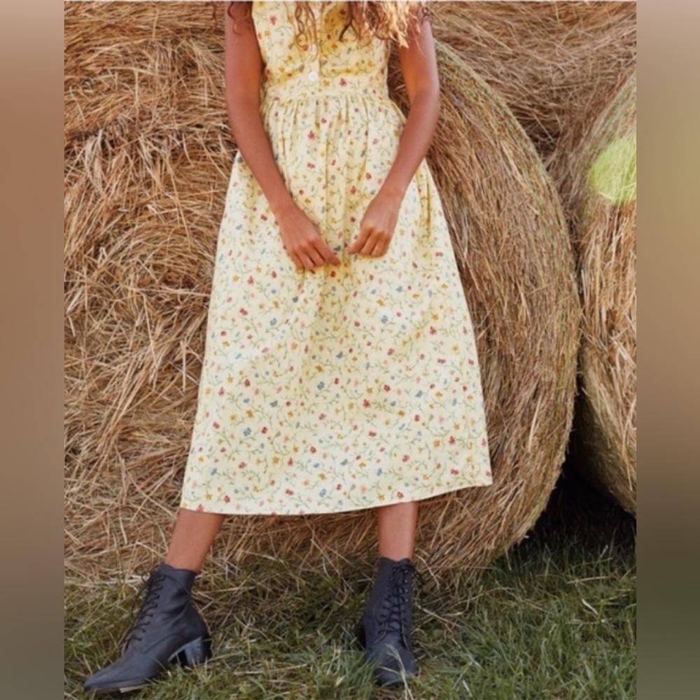 Christy Dawn Piper Midi Dress in Wildflower Field